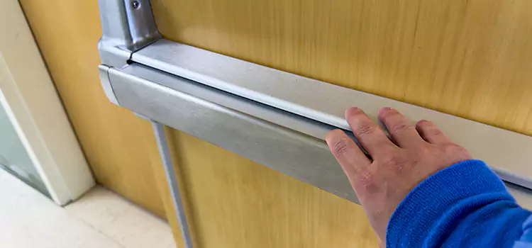 Installing a Push Bar on a Door Carmichael